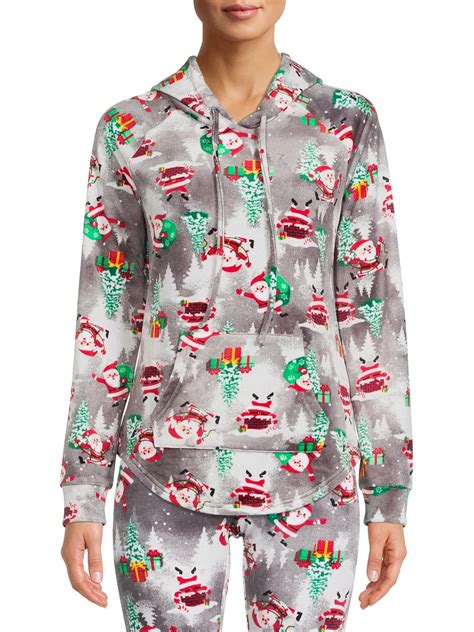 christmas shirts from walmart|walmart plush pullover holiday hoodie.